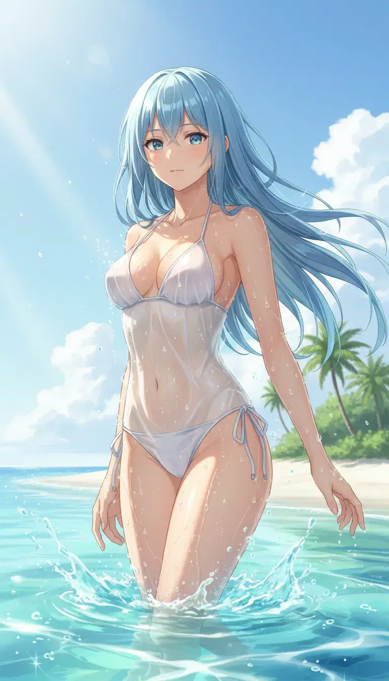 Beach Waifu Vacation