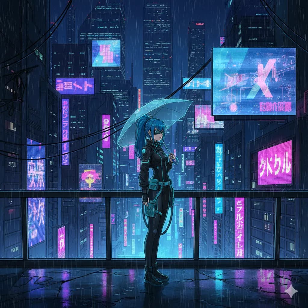 Cyberpunk Anime Art