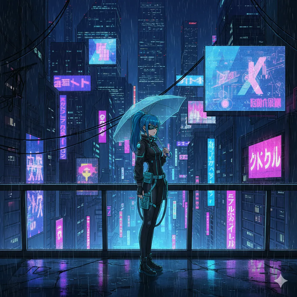 Cyberpunk Anime Art